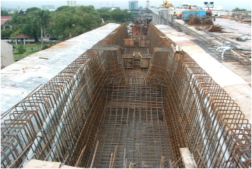 Steel Works For Box Girder Ramp C