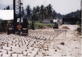 Installation of vertical drain 