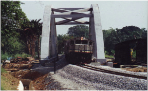 Completed bridge opened to traffic