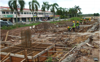 Construction of Pilecap 